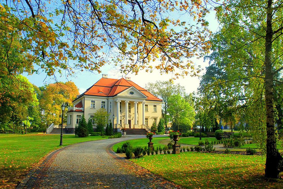 Pałac Tłokinia ogród